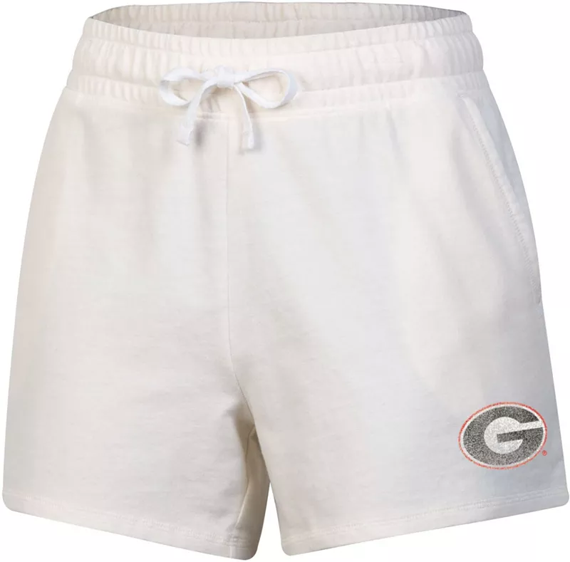 

Женские шорты из французской махровой ткани Champion Georgia Bulldogs Off White