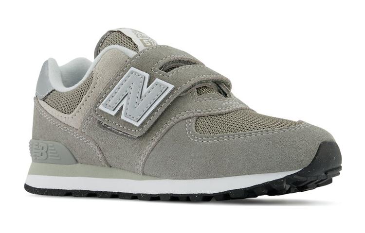 Детские кроссовки New Balance 574 Core Hook & Loop, серый — фото 3