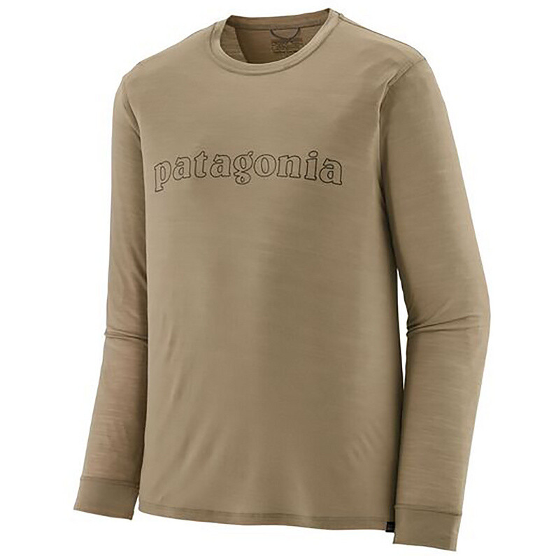 

Мужская кепка Cool Merino с рисунком с длинным рукавом Patagonia, бежевый