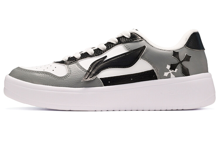 

Обувь для скейтбординга Мужская низкая белая/серая/черная Lining, Черный, Обувь для скейтбординга Мужская низкая белая/серая/черная Lining