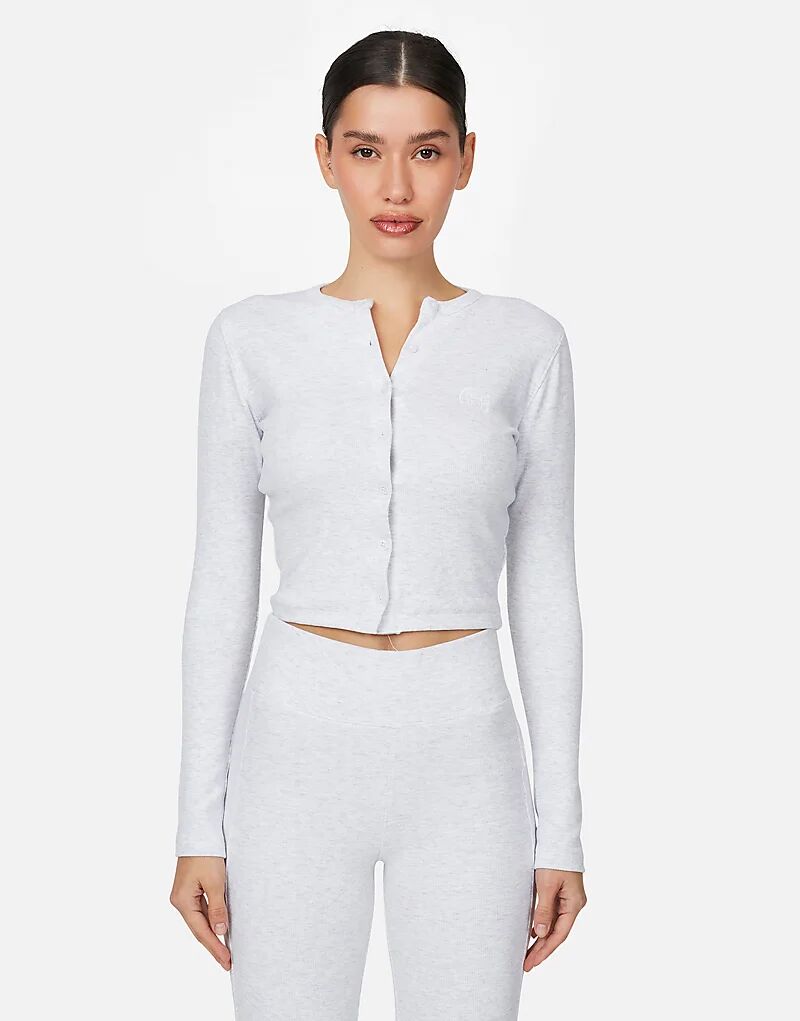 

Лонгслив Good For Nothing с длинным рукавом, на пуговицах, коричневого цвета