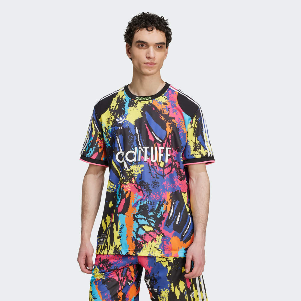 

Топ Adidas Archive AOP Jersey, цвет Multicolor/Bright Yellow