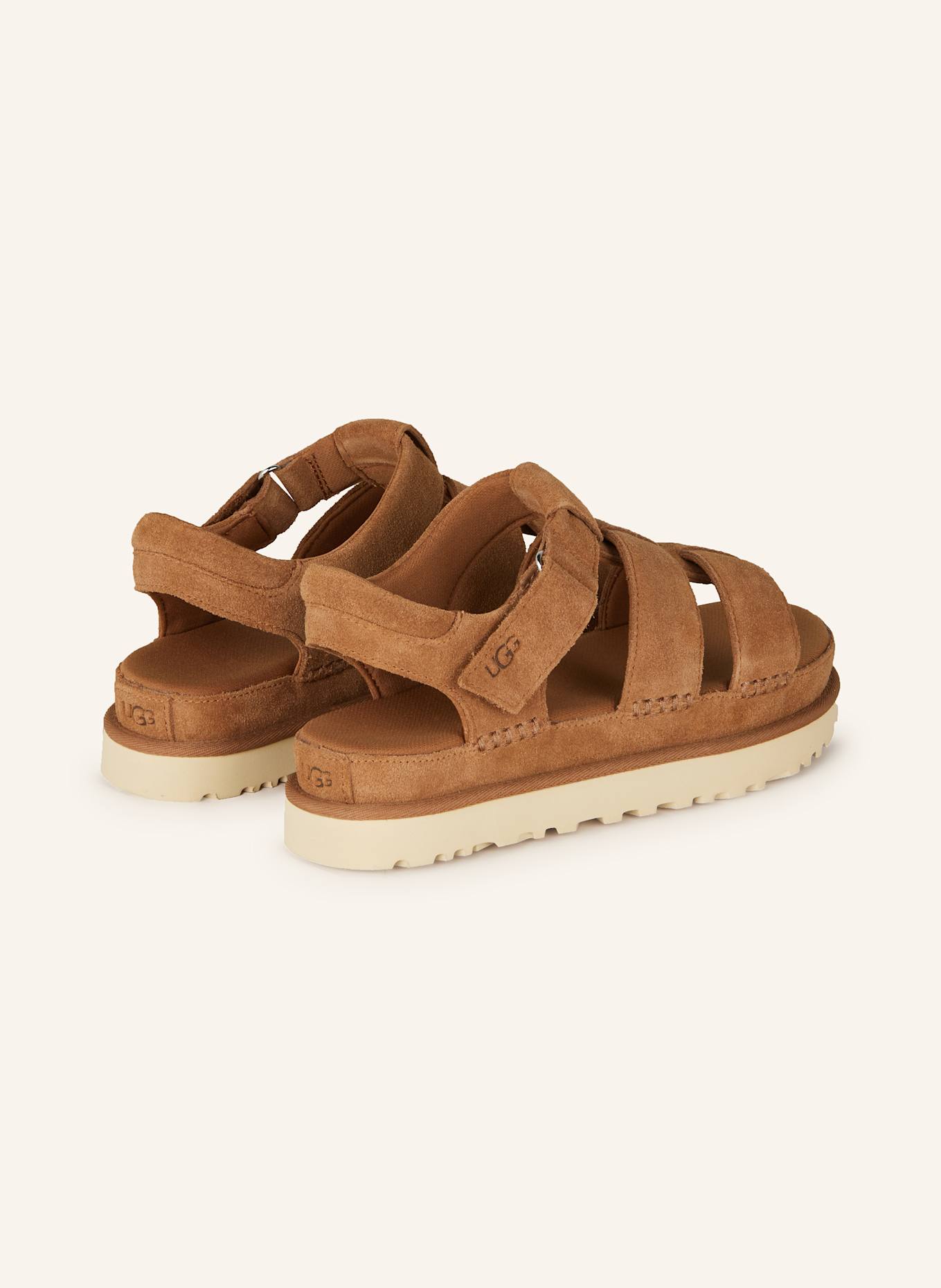 Сандалии Goldenstar Ugg, коричневый — фото 2