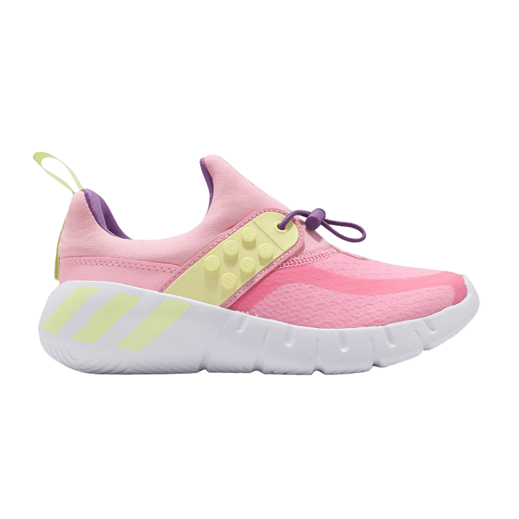 

Кроссовки adidas LEGO x RapidaZen J 'Light Pink Semi Frozen Yellow', розовый