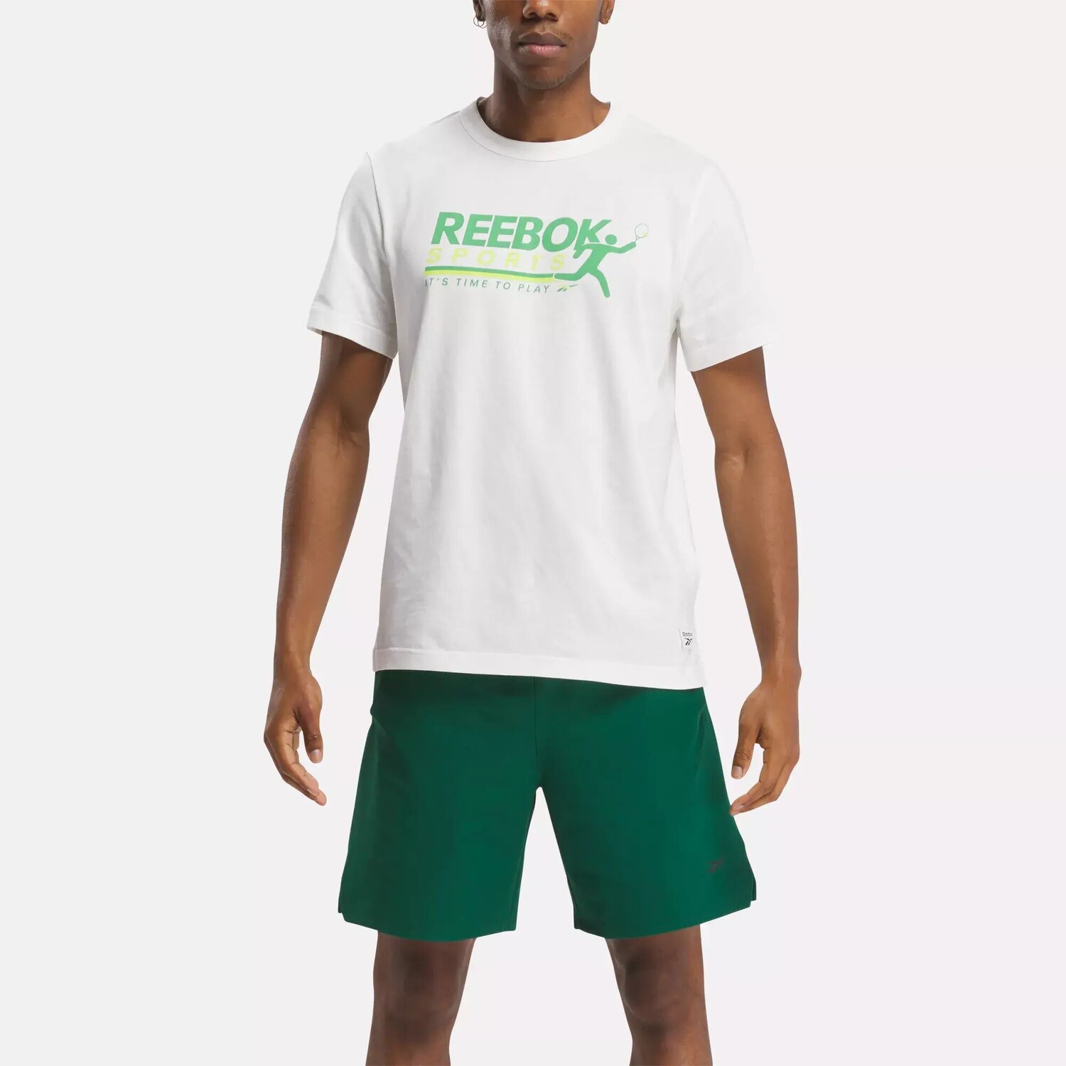 

Sport Classics Футболка с рисунком Reebok, белый