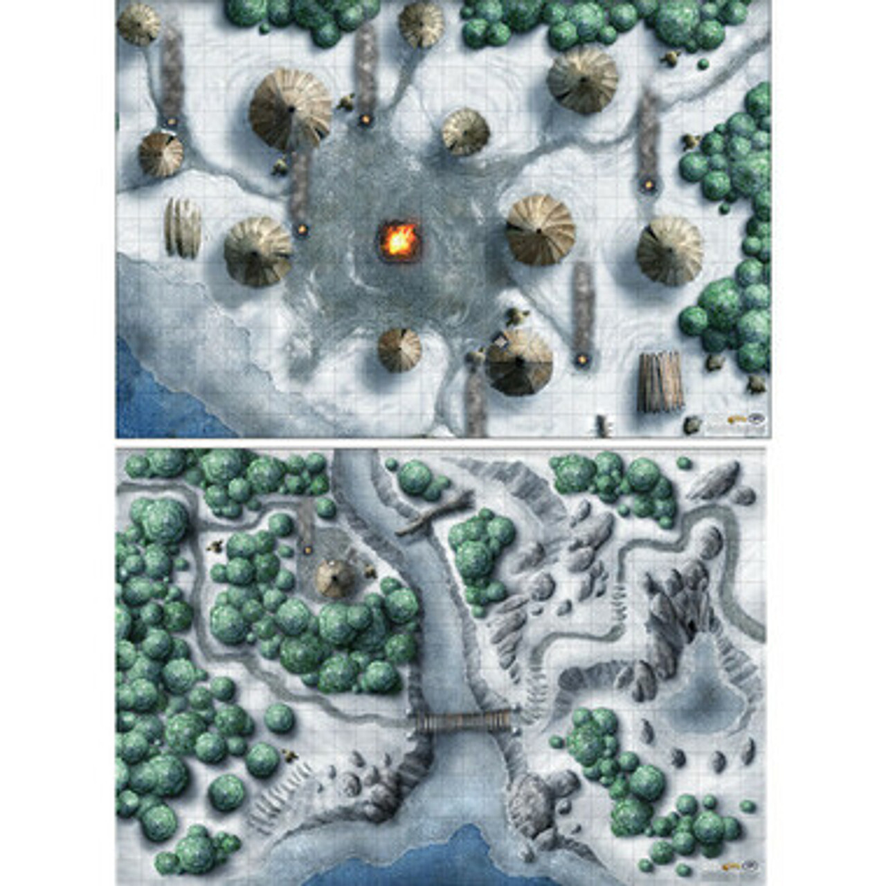 

Миниатюра Dungeons & Dragons 5E RPG: Icewind Dale - Encounter Map Set 20" x 30" (2)