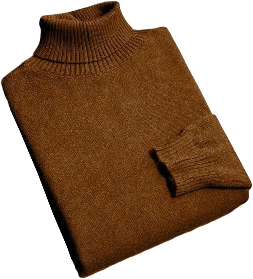 

Мужской флисовый водолазный свитер Extra Warm для зимы Slim Fit