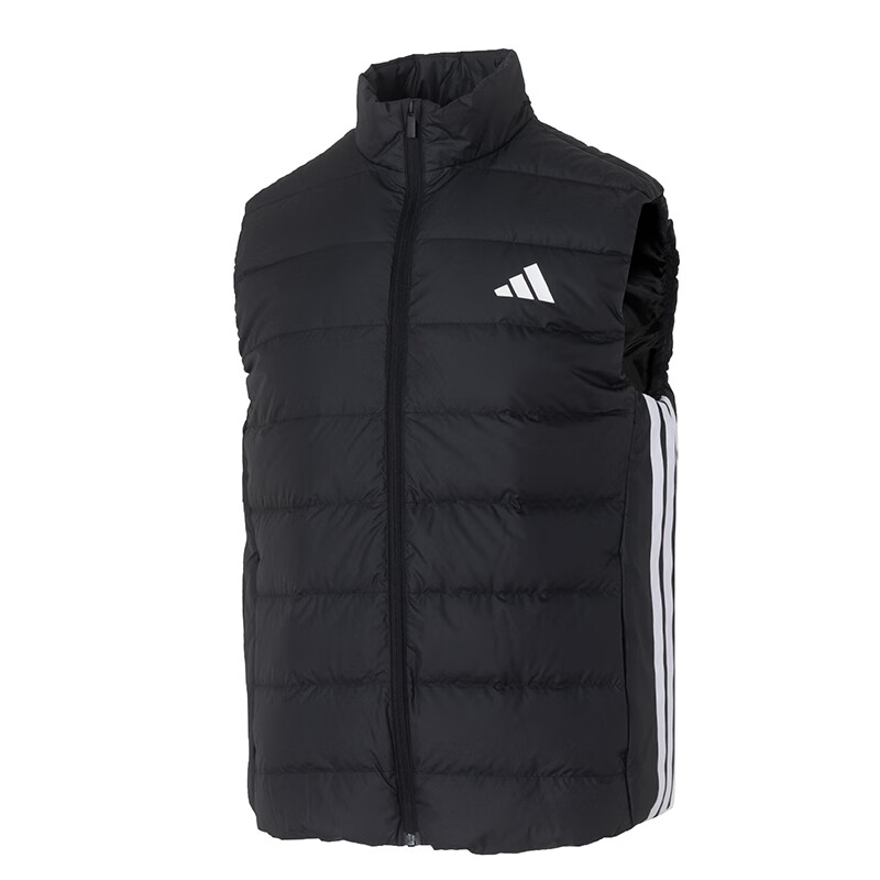 

Пуховик-жилет мужской с 3 полосками Adidas, черный