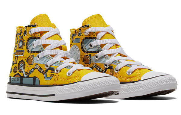 Кроссовки chuck taylor all star summer submarines high top 'amarillo' Converse, желтый — фото 3