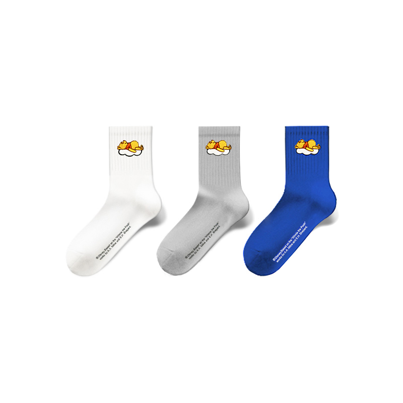 

Набор из 3 пар носков Winnie The Pooh Series Mid Calf Disney, синий