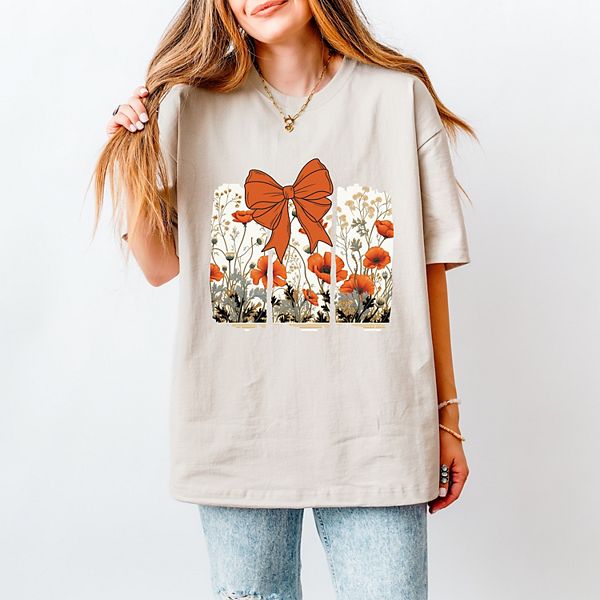 

Футболка женская Coquette fall floral orange Simply Sage Market, Dust, Зеленый, Футболка женская Coquette fall floral orange Simply Sage Market, Dust