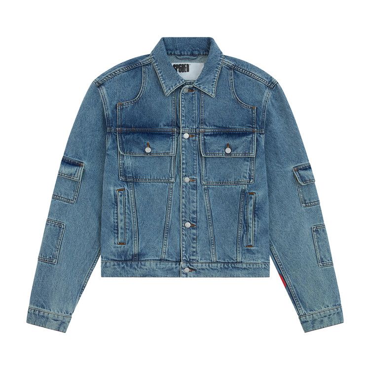 

Куртка Sp5der Denim V3 Truck Jacket, Light Wash Denim