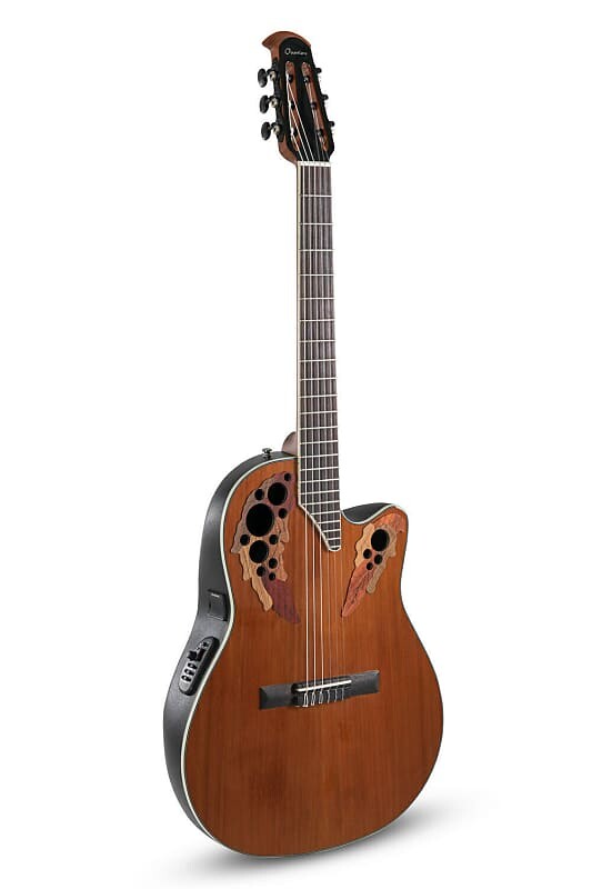 

Акустическая гитара Ovation CE44C-4A Celebrity Elite Mid Depth Mahogany Neck Nylon 6-String Acoustic-Electric Guitar