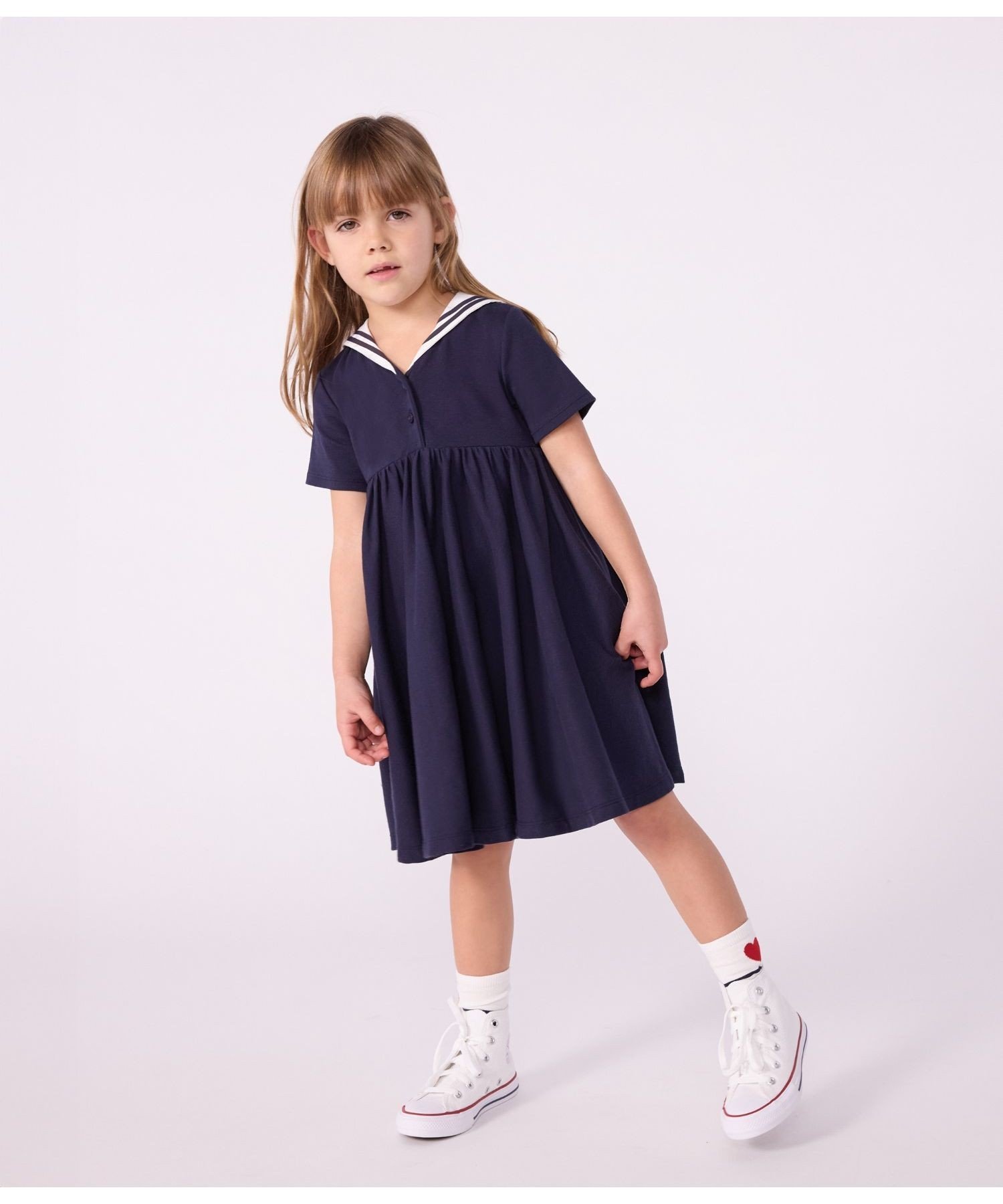 Платье один кусочек Petit Bateau, Navy