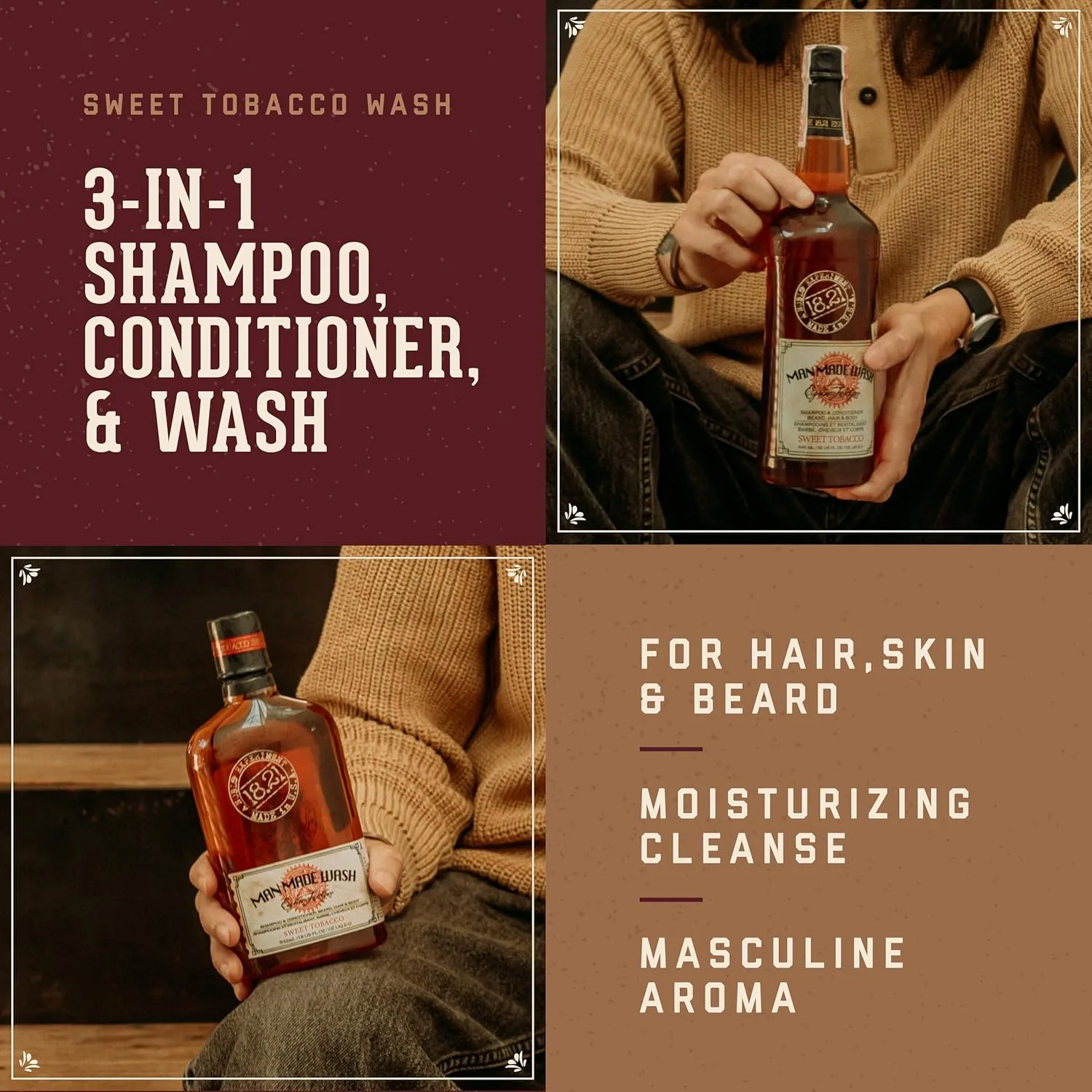 18.21 Man Made Dopp Kit Сладкий Табак — фото 2