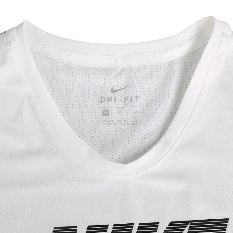 Nike Футболка Dri Fit женская белая — фото 3