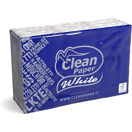 

Белые салфетки 9x6 - Упаковка из 4 шт Clean Paper