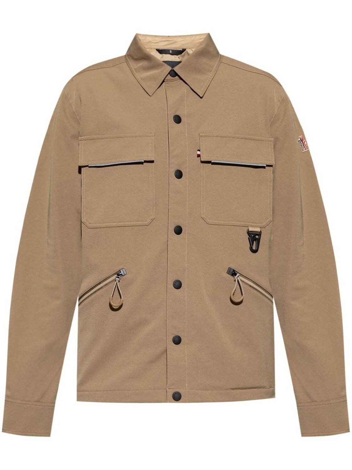 

Moncler Grenoble куртка-рубашка Vadret, нейтральный цвет