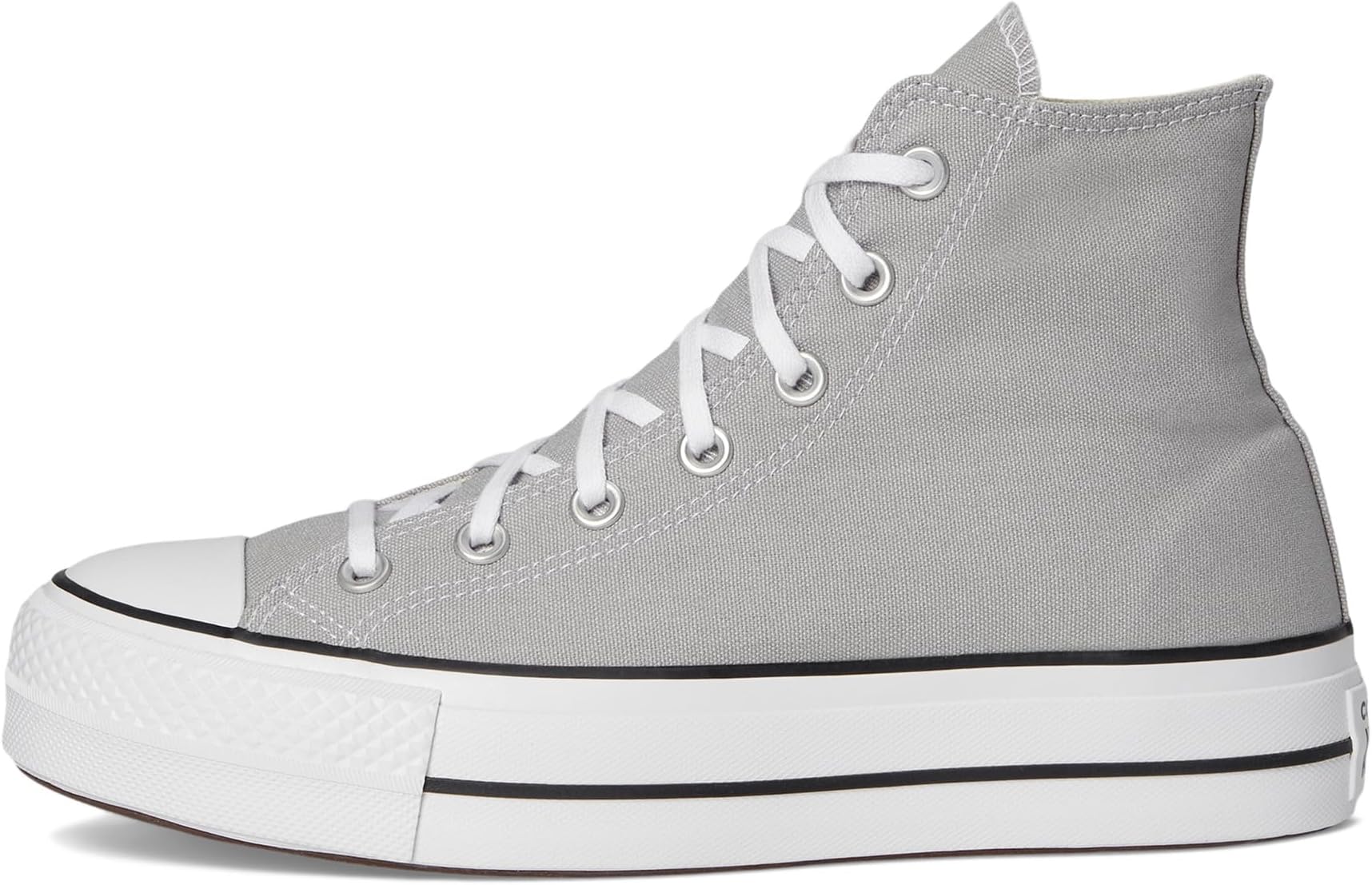 Кроссовки Converse Chuck Taylor All Star Lift Platform - Hi, цвет Grey Area/White/Black — фото 4