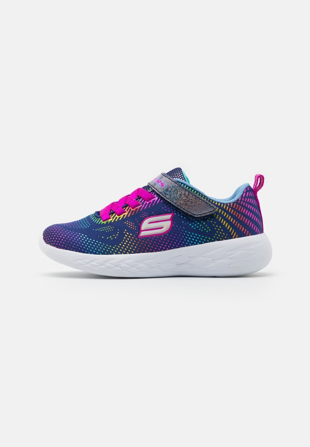 

Кроссовки нейтрального цвета Go Run 600 Shimmer Speeder Unisex Skechers Performance, цвет navy/multicolor