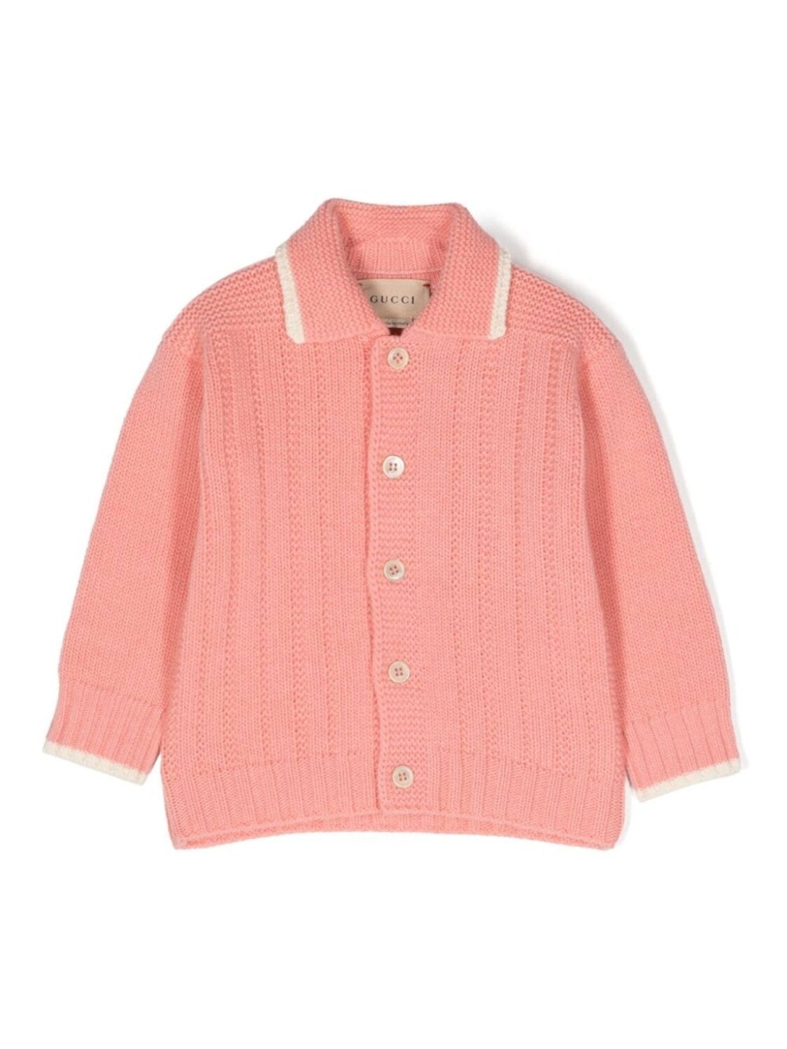

Gucci Kids кардиган с длинными рукавами, розовый