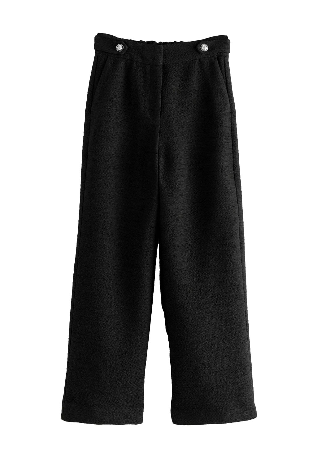 

Брюки BOUCLE TEXTURED WIDE Next, черный