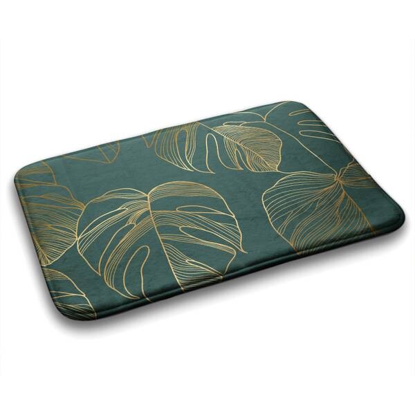 

Коврик для ванной Tulup Monstera-Blätter, 90x1x90 см, зеленый