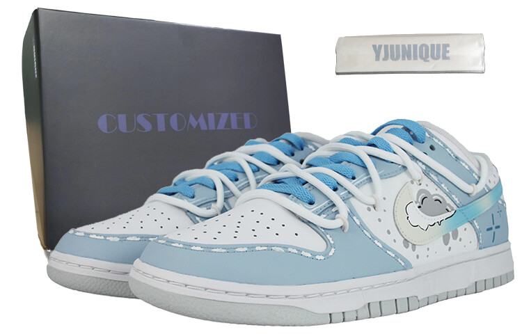 

Кроссовки Nike Dunk Skateboard Shoes Men Low-Top White, Синий, Кроссовки Nike Dunk Skateboard Shoes Men Low-Top White