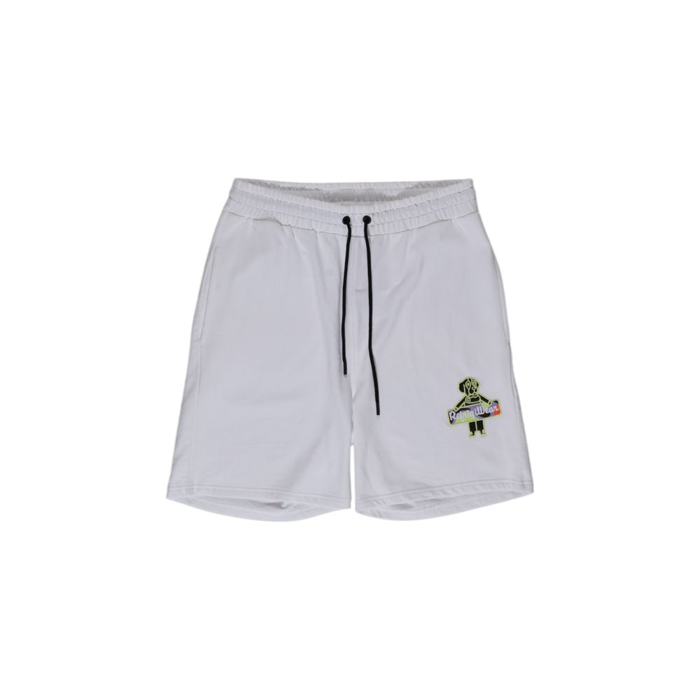 

Белые хлопковые короткие шорты Refrigiwear
