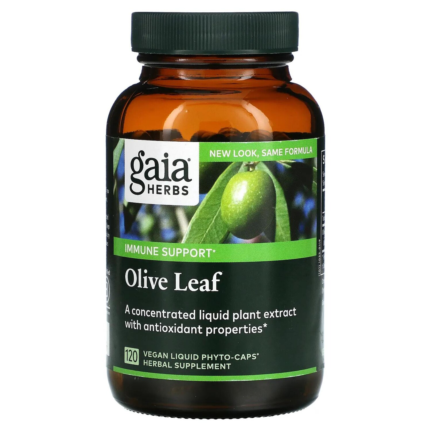 

Gaia Herbs Лист оливы 120 жидких фито-капсул на растительной основе