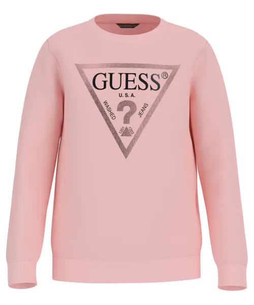 

Толстовка Regular fit Guess, розовый