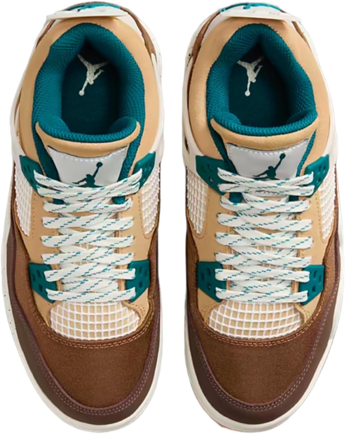 Мужские кроссовки Nike Jordan 4 Retro, размер, бирюзовый — фото 4