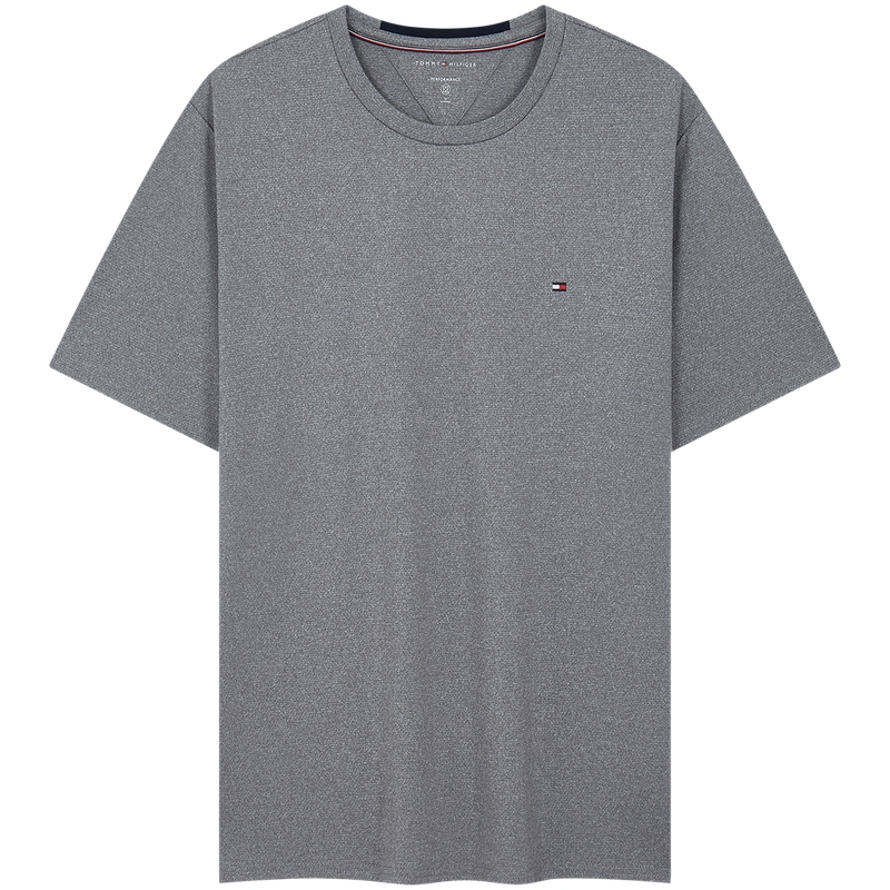 

Хлопковая футболка Tommy Hilfiger, темно-серый