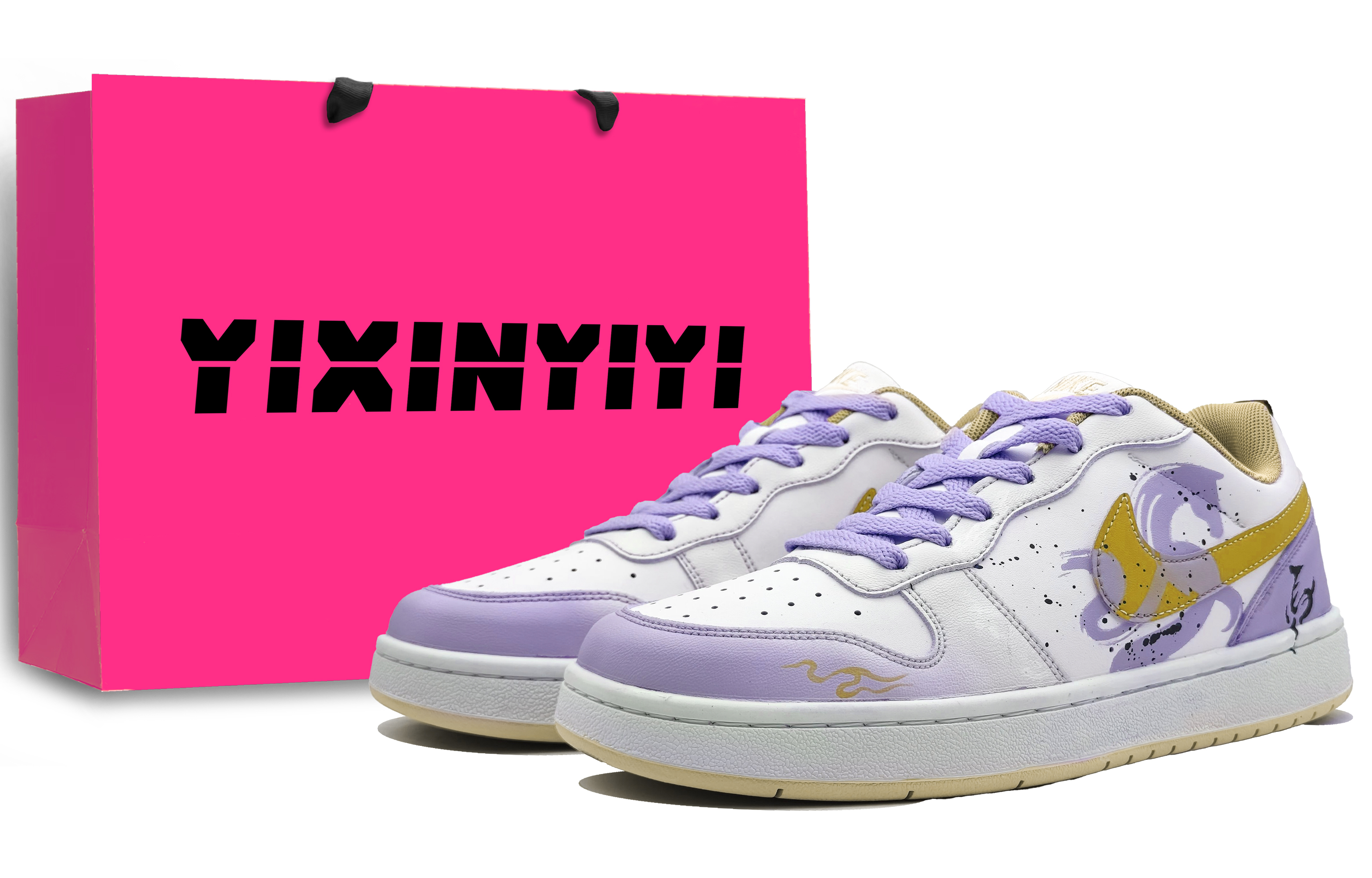 

Nike Кроссовки для скейтбординга Court Borough с устойчивостью к истиранию и скольжению, низкие, цвет Sunset Purple, унисекс