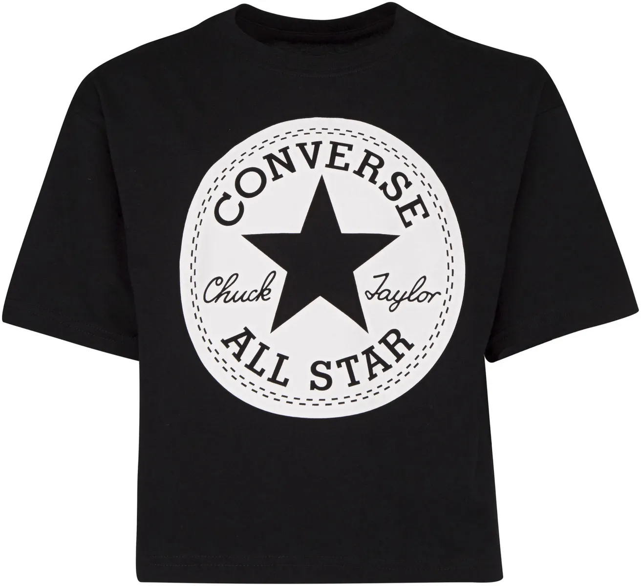 

Футболка Конверс "для девочек" Converse, черный