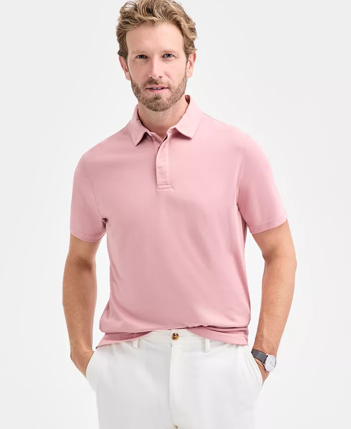 

Мужская вязаная поло Club Room, розовый