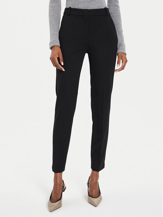 

Брюки из ткани regular fit Pinko, черный