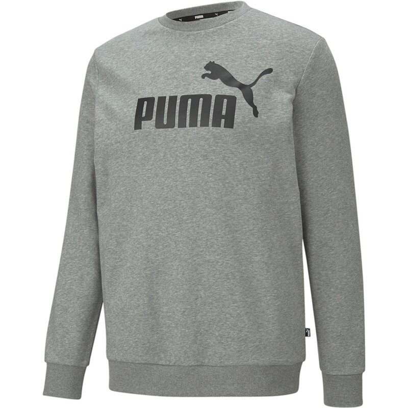 

Толстовка ess big logo crew tr Puma, серый