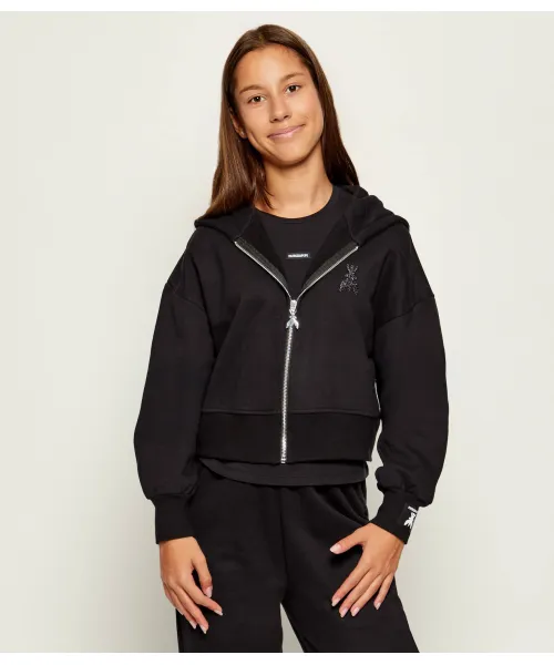 

Толстовка Cropped fit Patrizia Pepe, черный