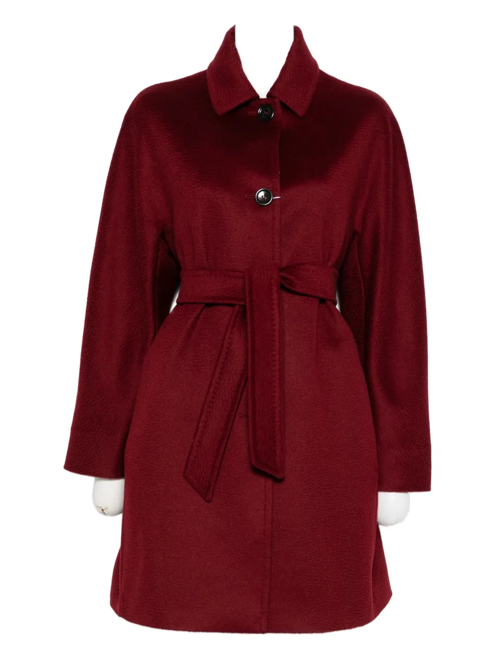 

Пальто с поясом Filato MAX MARA, красный