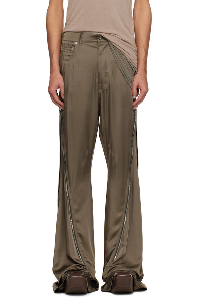 

Голливудские брюки бананы Bolan Rick Owens, цвет dust