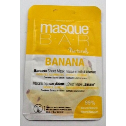 

Маска-бар Naturals Banana Leaf очищающая маска для лица 99% натуральная Unmasque Beauty