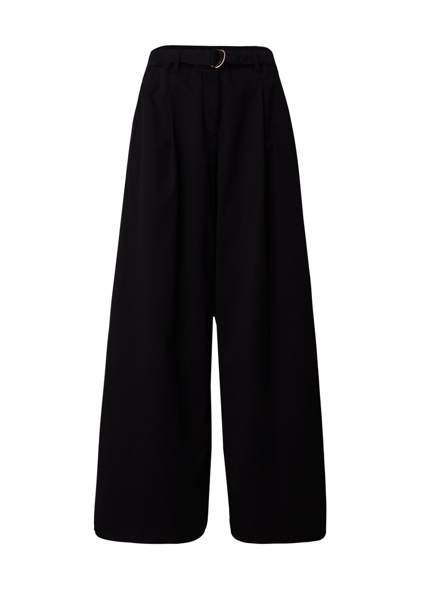 

Брюки со складками спереди 10Days Wide leg Pleat-Front Pants, черный