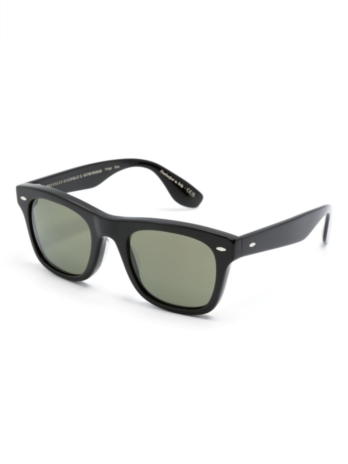 

Oliver Peoples солнцезащитные очки Mister Brunello в квадратной оправе, черный