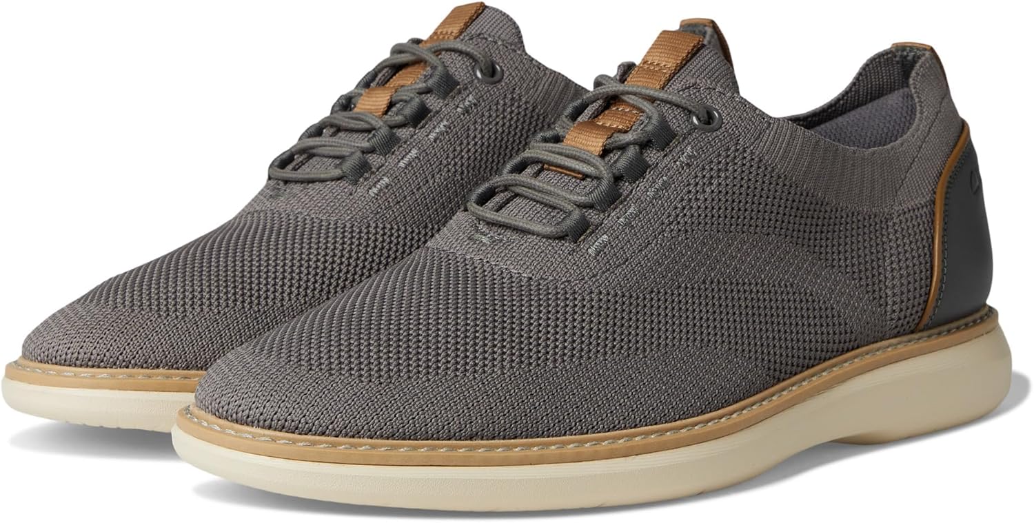 

Мужские кроссовки Clarks Brantin Knit, серый