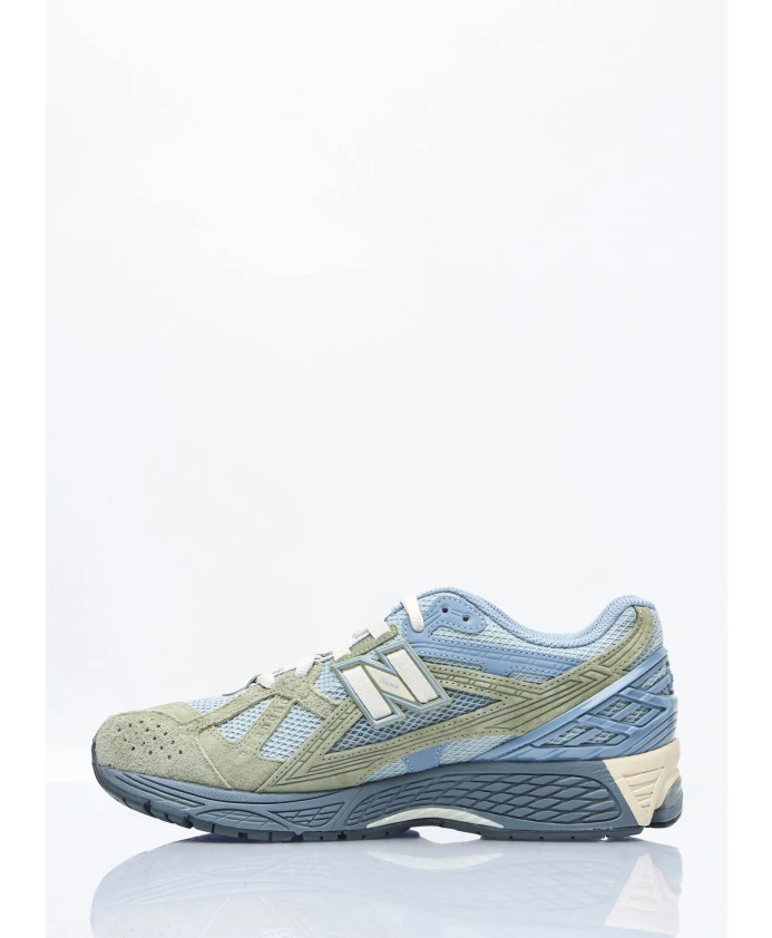 Удобные кроссовки из кожи и сетки New Balance, мультиколор — фото 4