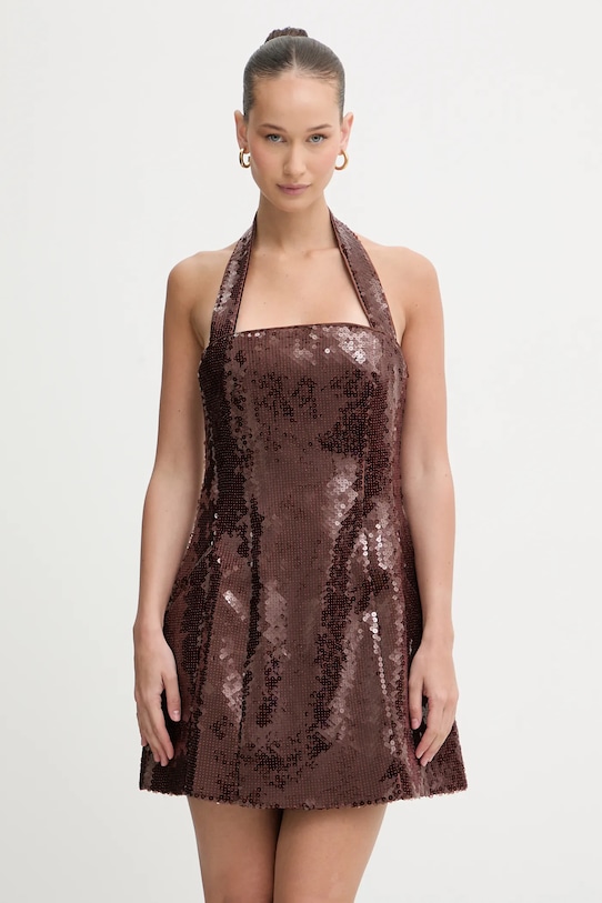 

Платье Bardot, бордовый