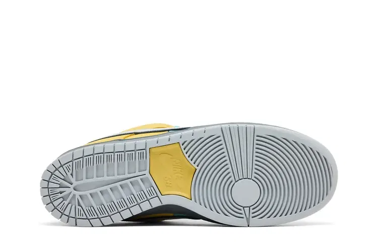 Кроссовки Nike SB Dunk Low, желтый — фото 4