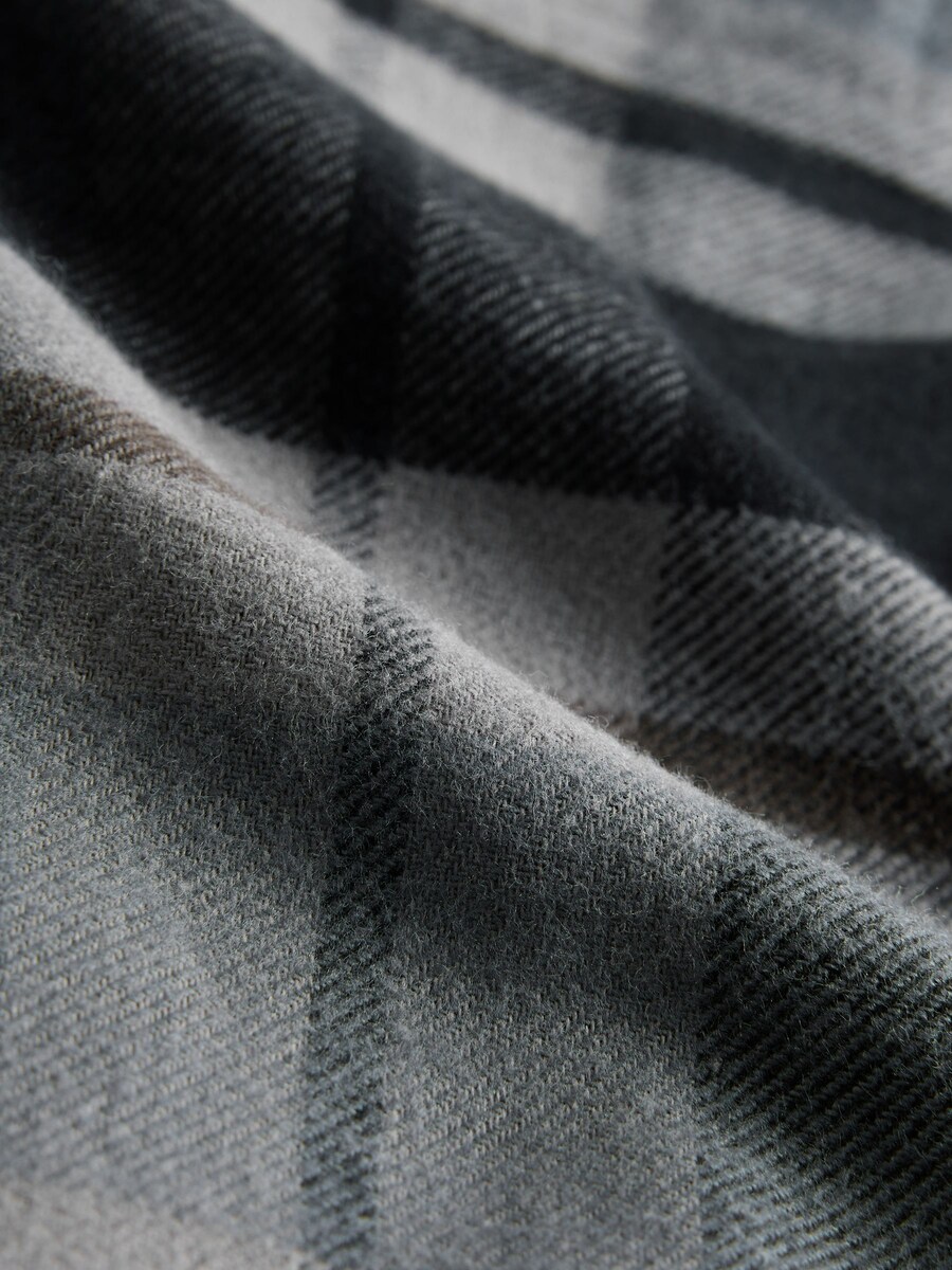 Рубашка на пуговицах классического кроя The Set, Navy/Grey/Anthracite/Stone — фото 4