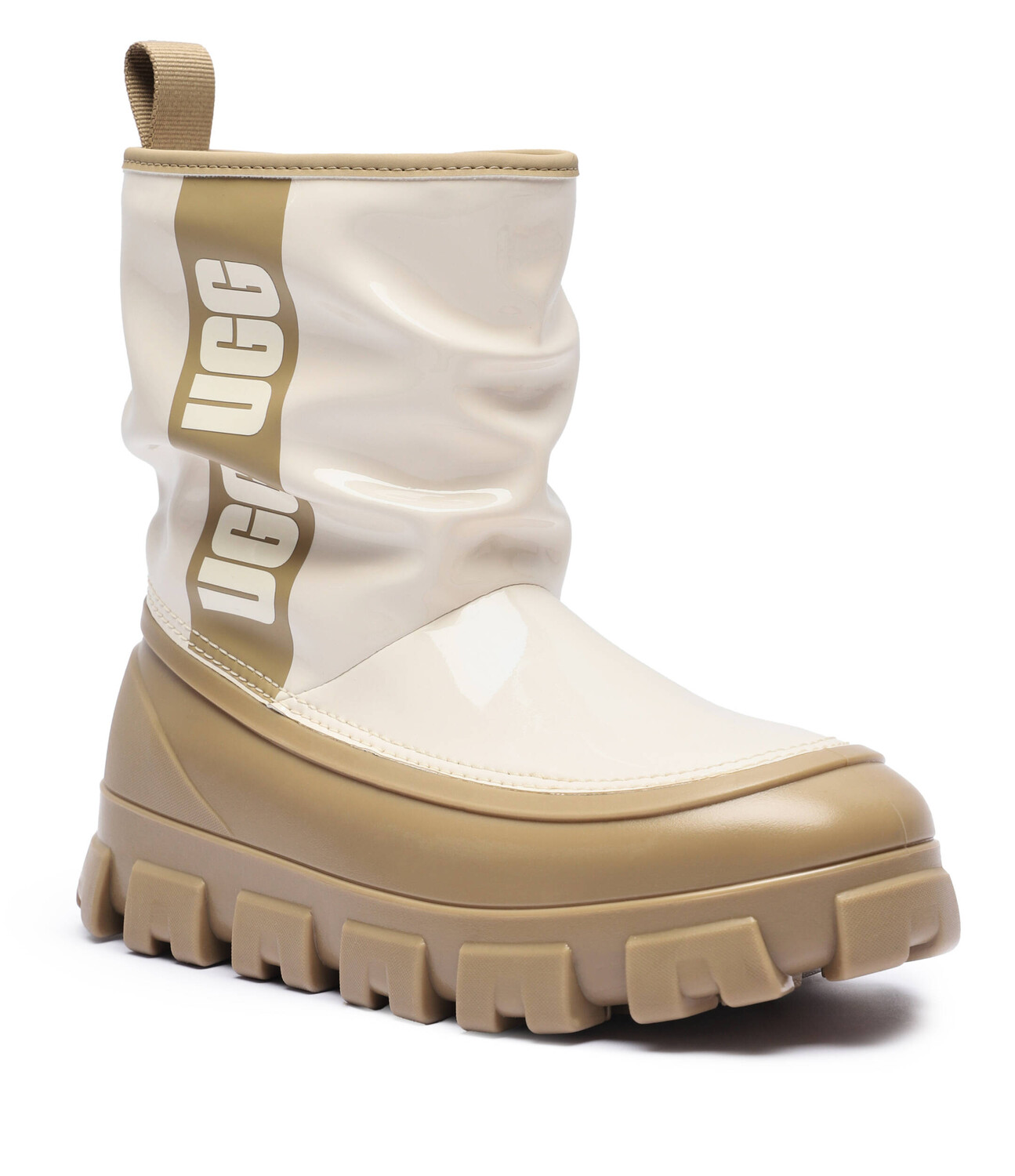 Ботинки зимние UGG Classic Brellah Mini, бежевый
